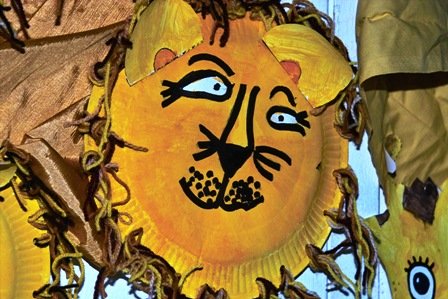 kunstprojektwoche 2009 lwenmasken 5